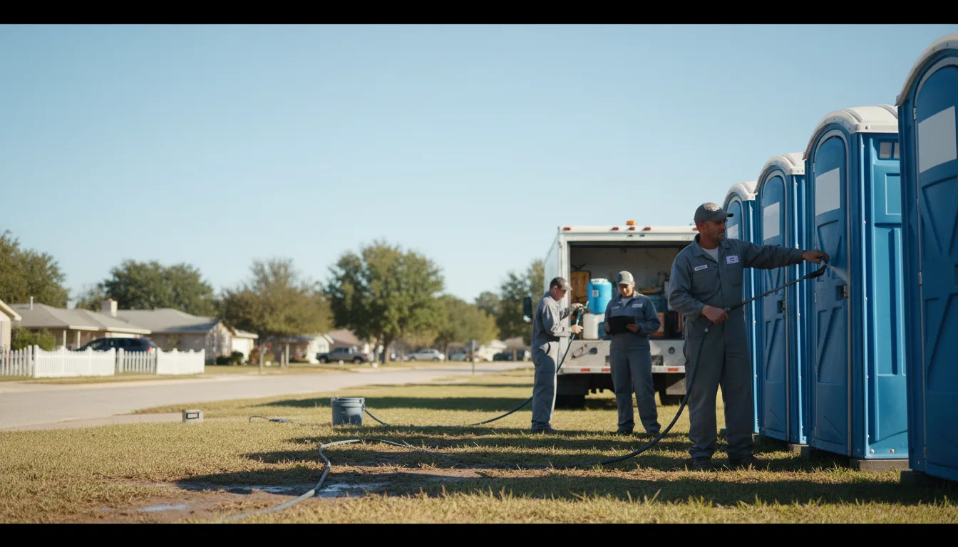 Long-Term Portable Toilet Rental in Leakey, TX near me